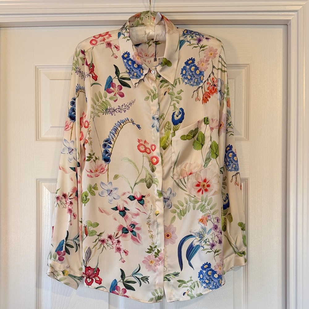 Zara Floral Blouse - Multicolor